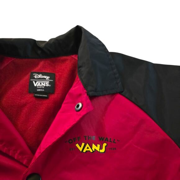 Vans Off The Wall Torrey Disney Mickey Mouse Windbreaker Boy SZ M Youth Jacket - Picture 3 of 6